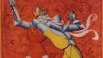 King Chlothar II Kills Duke Bertoald in Battle