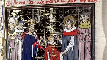 Chlothar II with His Son Dagobert I