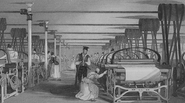 La industria textil en la Revolución Industrial británica