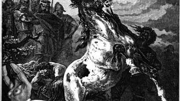 Execution of Brunhilda