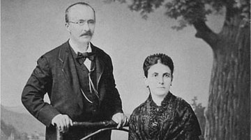 Heinrich and Sophia Schliemann