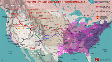 Westward Exploration and Settlement of the United States c.1850