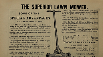 Lawnmower Advertisement