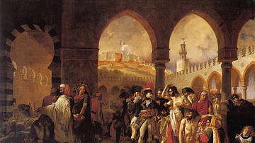 Napoleon Visits the Plague Victims of Jaffa