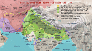 Delhi Sultanate under the Mamluk Dynasty, 1206-1290