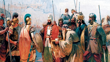 King Atropates Meets Alexander