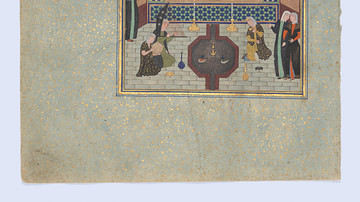 Bahram Gur in the Dark Palace in the Khamsa of Nizami