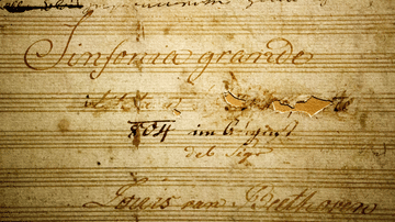 Title Page of Beethoven's Third Symphony