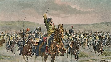 Marshal Murat Leads a Cavalry Charge at Jena