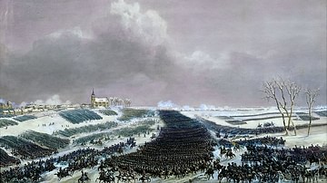 French Cavalry Charge at the Battle of Eylau