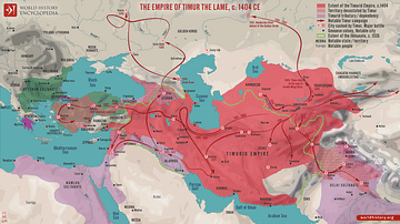 The Empire of Timur the Lame, c. 1404 CE