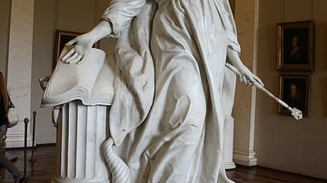 Marble Statue of Catherine the Great as Minerva