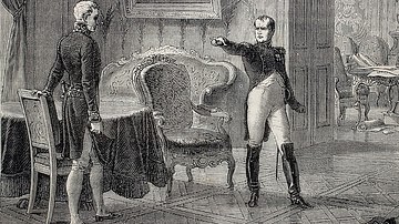 Napoleon and Metternich Meet at Dresden, 26 June 1813