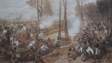 Charge of the 19th Hungarian Infantry Regiment Against the French at Leipzig