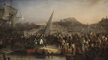 Napoleon Leaving Elba