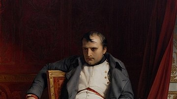 Napoleon after his Abdication at Fontainebleau