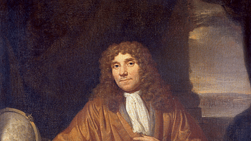 Portrait of Antonie van Leeuwenhoek