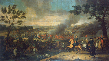 Battle of Poltava 1709 By Louis Caravaque