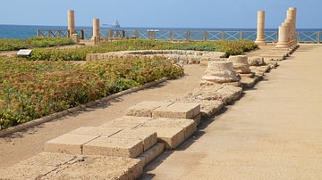 Lower Terrace of the Promontory Palace,  Caesarea Maritima
