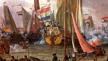 Practice Fight of the Dutch Fleet in Honour of Peter the Great