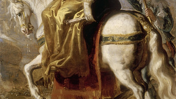 Equestrian Portrait of Anne of Austria