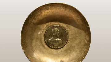 Antinous on a Silver Dish