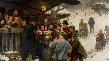 A Christmas Carol in Lucerne by Bachmann
