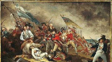 Death of General Warren at the Battle of Bunker Hill
