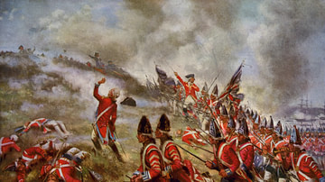 British Soldiers at the Battle of Bunker Hill