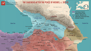The Caucasus after the Peace of Nisibis, c. 300 CE