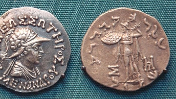 Coin of king Menander