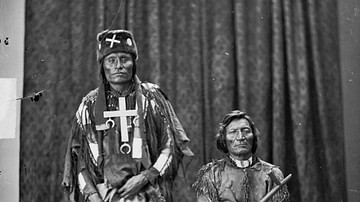 Little Coyote (Little Wolf) and Morning Star (Dull Knife) Chiefs of the Northern Cheyenne