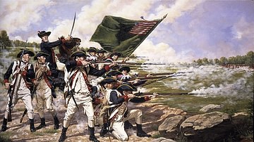 Delaware Regiment at the Battle of Long Island