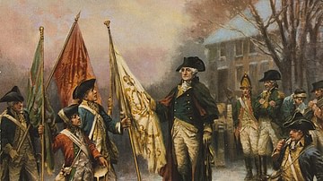Washington Inspecting the Captured Colors After the Battle of Trenton