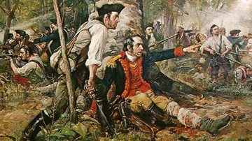 Herkimer at the Battle of Oriskany