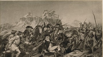 General Arnold is Wounded at Saratoga