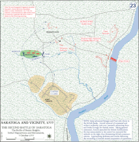 Troop Movements at the Second Battle of Saratoga, 7 October 1777