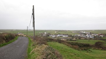 View of the Village of Doolin, County Clare, Ireland