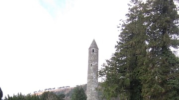 Round Tower of Glendalough, County Wicklow, Ireland