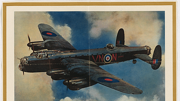 Lancaster Bomber Propaganda Poster