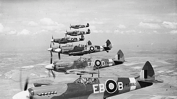 Squadron of Spitfires