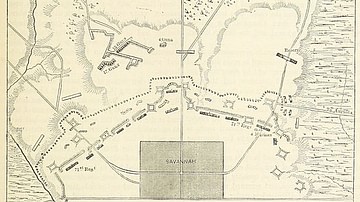 Map of the Siege of Savannah
