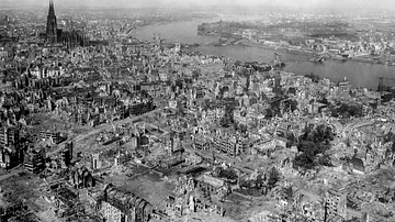 Bomb-devastated Cologne