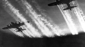 B17 Flying Fortresses over Europe