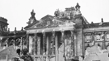 Bombed Berlin Reichstag, 1945