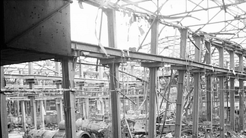 Bomb-Damaged Train Factory, Essen
