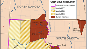 Map of the Great Sioux Reservation 1868