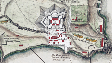 Fort Ticonderoga Layout, 1758