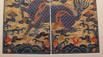 Rank Badge with Qilin (Late 17th Century)