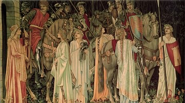 Holy Grail Tapestries: The Arming of the Knights